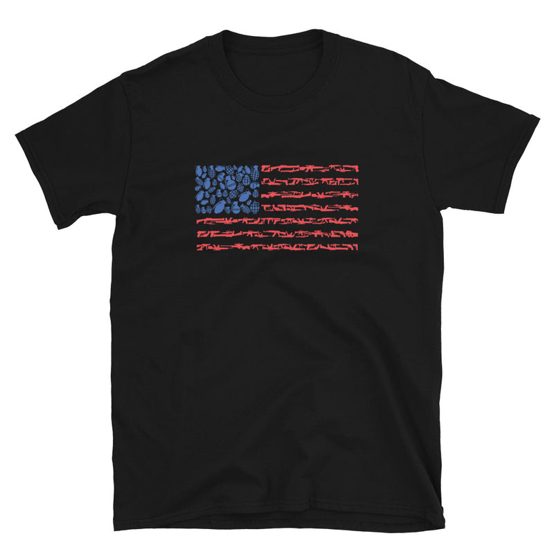 Weapon Flag Short-Sleeve Unisex T-Shirt
