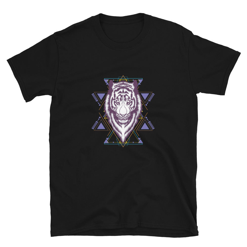 Geometric Tiger Short-Sleeve Unisex T-Shirt